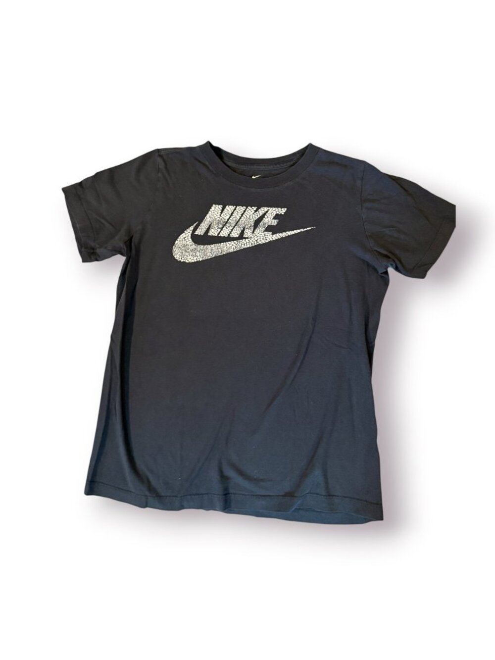 Nike Black Just Do It Boys Size Youth Large Shirt